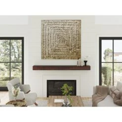 Rustic 72 In. Mahogany Cap-Shelf Mantel -Fire Place Store mahogany dogberry collections mantel shelves m rust 7205 mhog none 31 1000