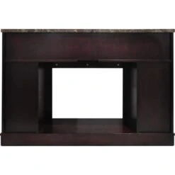 Oxford 47.8 W Freestanding Electric Fireplace In Magonany With Deep Log Insert -Fire Place Store mahogany hanover freestanding electric fireplaces fs5021 1bmhl3 c3 1000