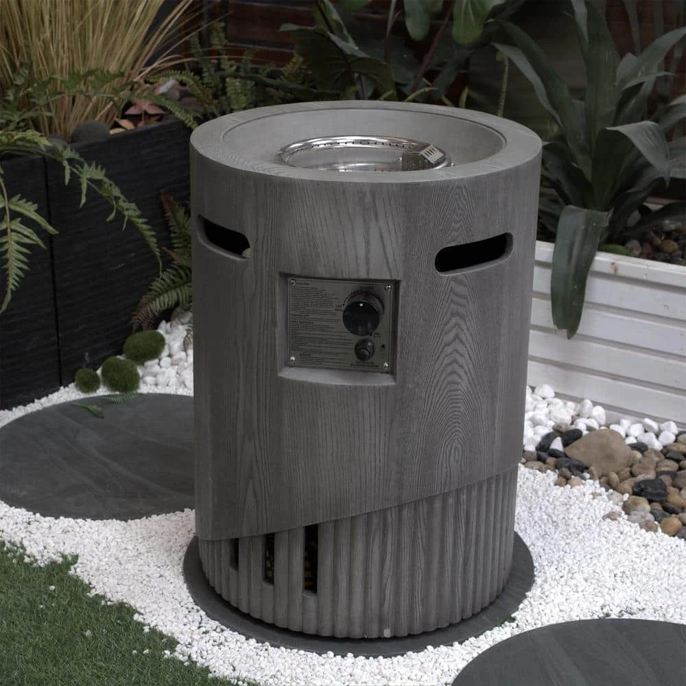 26 In. X 20 In. 32000 BTU, CSA Certification Round Outdoor Gas Fire Pit, Contain 2.5kg Lava Stone And Rainproof Cover 3 26 In. X 20 In. 32000 BTU, CSA Certification Round Outdoor Gas Fire Pit, Contain 2.5kg Lava Stone And Rainproof Cover - Image 3