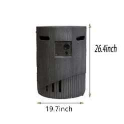 26 In. X 20 In. 32000 BTU, CSA Certification Round Outdoor Gas Fire Pit, Contain 2.5kg Lava Stone And Rainproof Cover 13 26 In. X 20 In. 32000 BTU, CSA Certification Round Outdoor Gas Fire Pit, Contain 2.5kg Lava Stone And Rainproof Cover -Fire Place Store maocao hoom outdoor fireplaces cxy p194101 c3 1000