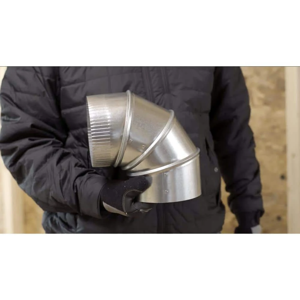 4 In. Aluminum 90-Degree Round Adjustable Elbow 5 4 In. Aluminum 90-Degree Round Adjustable Elbow - Image 5