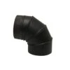 6 In. X 6 In. Black Stove Pipe Elbow