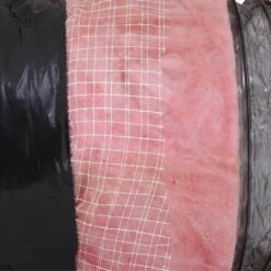 Mobile Home 12 In. X 25 Ft. Insulated Flexible Duct R4.2 Black Jacket -Fire Place Store master flow flexible ductwork mif12x300 e1 1000