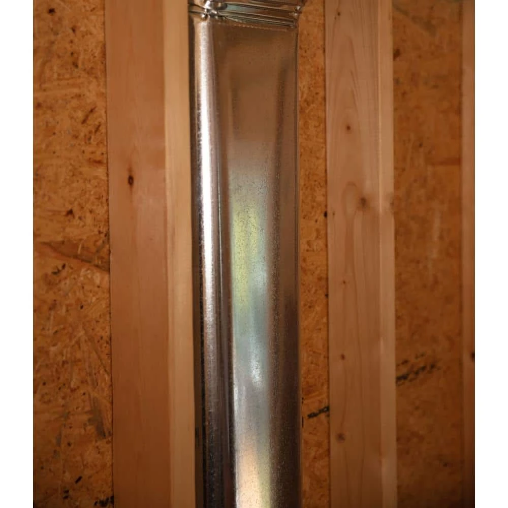 6 In. X 5 Ft. Oval Duct Pipe 2 6 In. X 5 Ft. Oval Duct Pipe - Image 2