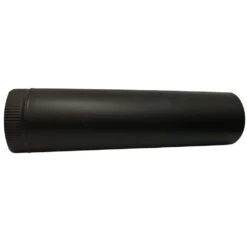6 In. X 24 In. Black Stove Pipe