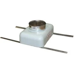 GreenBoot 8 In. X 4 In. To 4 In. Pre-Sealed And Pre-Insulated R-6 Register Box With Installations Rails