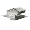 4 In. Goose Neck Vent - Roof Cap In Aluminum