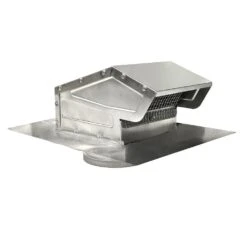 4 In. Goose Neck Vent - Roof Cap In Aluminum