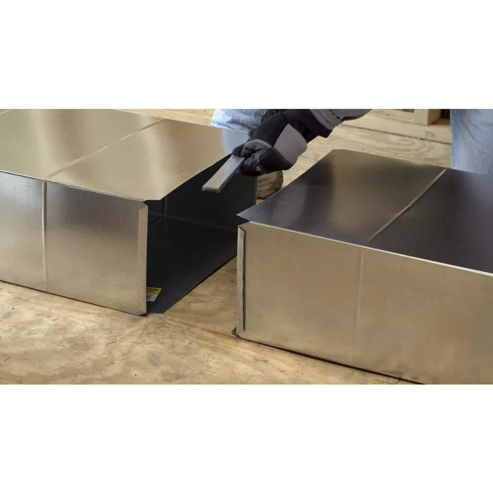 3.25 In. X 10 In. X 5 Ft. Half Section Rectangular Stack Duct 4 3.25 In. X 10 In. X 5 Ft. Half Section Rectangular Stack Duct - Image 4