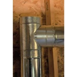 3 In. Round Tee -Fire Place Store master flow tees t3x3x3 e1 1000