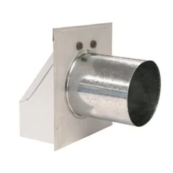 4 In. Round Heavy-Duty Wall Vent With Damper In White 6 4 In. Round Heavy-Duty Wall Vent With Damper In White -Fire Place Store master flow wall vents hdwv4w 66 1000