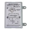 Adjustable Thermostat With Firestat For Power Attic And Exhaust Fans