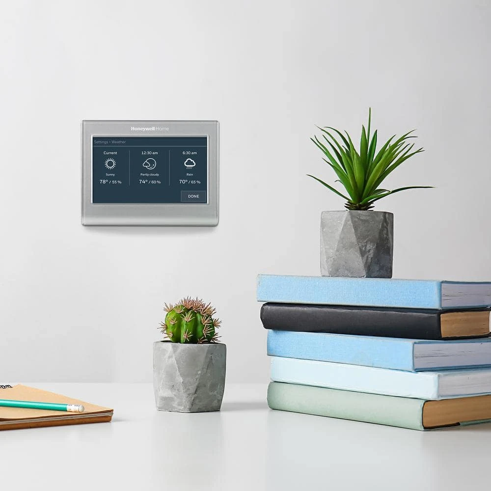 Wi-Fi Smart Color 7-Day Programmable Smart Thermostat With Color-Changing Touchscreen Display 5 Wi-Fi Smart Color 7-Day Programmable Smart Thermostat With Color-Changing Touchscreen Display - Image 5