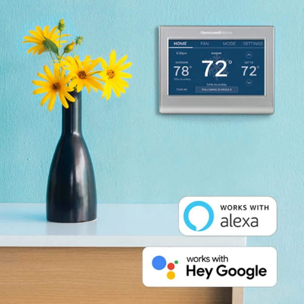 Wi-Fi Smart Color 7-Day Programmable Smart Thermostat With Color-Changing Touchscreen Display 11 Wi-Fi Smart Color 7-Day Programmable Smart Thermostat With Color-Changing Touchscreen Display - Image 11
