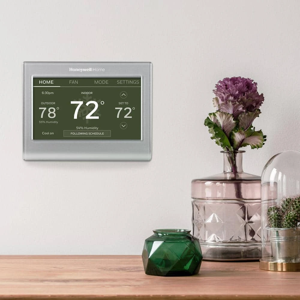 Wi-Fi Smart Color 7-Day Programmable Smart Thermostat With Color-Changing Touchscreen Display 9 Wi-Fi Smart Color 7-Day Programmable Smart Thermostat With Color-Changing Touchscreen Display - Image 9