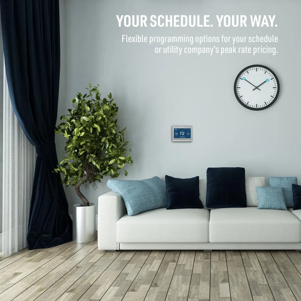 Wi-Fi Smart Color 7-Day Programmable Smart Thermostat With Color-Changing Touchscreen Display 6 Wi-Fi Smart Color 7-Day Programmable Smart Thermostat With Color-Changing Touchscreen Display - Image 6