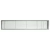 AG10 Series 4 In. X 10 In. Solid Aluminum Fixed Bar Supply/Return Air Vent Grille, Brushed Satin