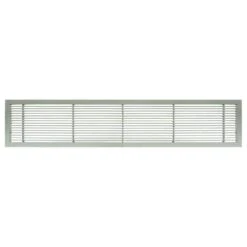 AG10 Series 6 In. X 14 In. Solid Aluminum Fixed Bar Supply/Return Air Vent Grille, Brushed Satin