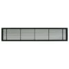 AG10 Series 2.25 In. X 10 In. Solid Aluminum Fixed Bar Supply/Return Air Vent Grille, Black-Matte