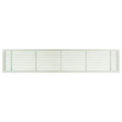 AG20 Series 4 In. X 30 In. Solid Aluminum Fixed Bar Supply/Return Air Vent Grille, White-Matte