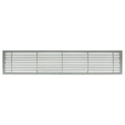 AG20 Series 4 In. X 36 In. Solid Aluminum Fixed Bar Supply/Return Air Vent Grille, Brushed Satin