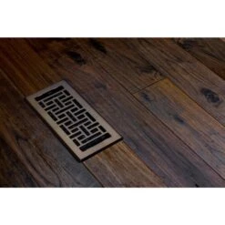 4 In. X 10 In. Steel Floor Register, Oil-Rubbed Bronze 13 4 In. X 10 In. Steel Floor Register, Oil-Rubbed Bronze -Fire Place Store metallics decor grates registers grilles ajh410 rb 31 1000