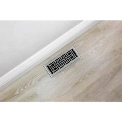 4 In. X 12 In. Brushed Nickel Steel Plated Oriental Register 12 4 In. X 12 In. Brushed Nickel Steel Plated Oriental Register -Fire Place Store metallics decor grates registers grilles ajh412 nkl fa 1000