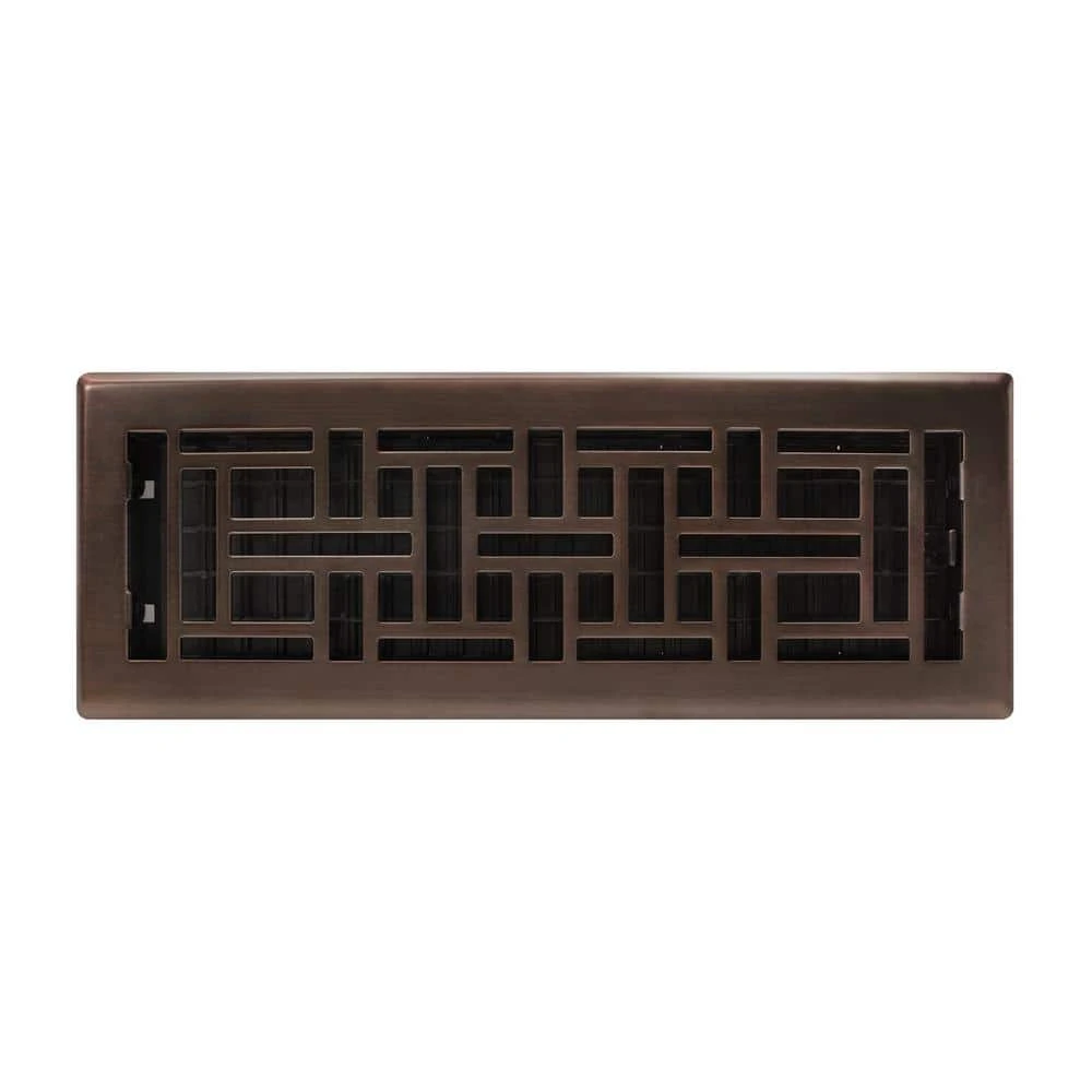 4 In. X 14 In. Oil Rubbed Bronze Steel Oriental Register 7 4 In. X 14 In. Oil Rubbed Bronze Steel Oriental Register - Image 7