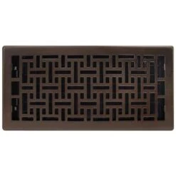 6 In. X 14 In. Oriental Bronze Floor Register 9 6 In. X 14 In. Oriental Bronze Floor Register -Fire Place Store metallics decor grates registers grilles ajh614 rb a0 1000