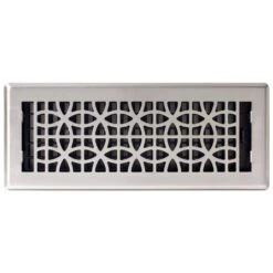 Eclipse 12 In. X 4 In. Floor Register In Brushed Nickel 9 Eclipse 12 In. X 4 In. Floor Register In Brushed Nickel -Fire Place Store metallics decor grates registers grilles ech412 nkl a0 1000