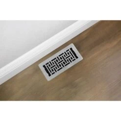 4 In. X 10 In. Oriental Low Profile Steel Plated Nickel 13 4 In. X 10 In. Oriental Low Profile Steel Plated Nickel -Fire Place Store metallics decor grates registers grilles lajh410 nkl 31 1000