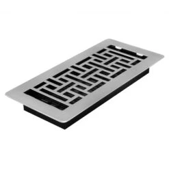 4 In. X 10 In. Oriental Low Profile Steel Plated Nickel