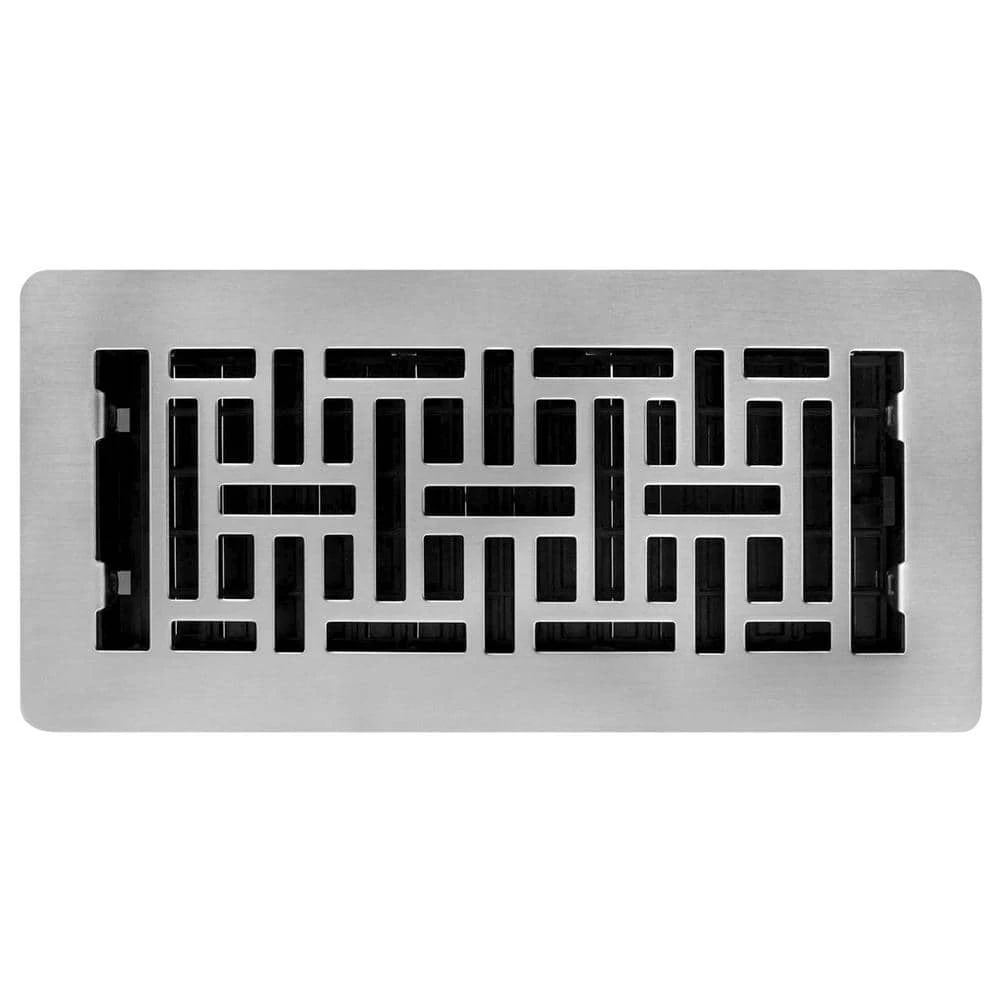 4 In. X 10 In. Oriental Low Profile Steel Plated Nickel 3 4 In. X 10 In. Oriental Low Profile Steel Plated Nickel - Image 3