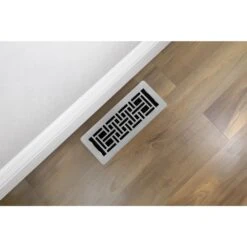 4 In. X 12 In. Oriental Low Profile Steel Plated Nickel 13 4 In. X 12 In. Oriental Low Profile Steel Plated Nickel -Fire Place Store metallics decor grates registers grilles lajh412 nkl 31 1000