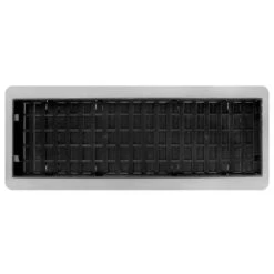 4 In. X 12 In. Oriental Low Profile Steel Plated Nickel 12 4 In. X 12 In. Oriental Low Profile Steel Plated Nickel -Fire Place Store metallics decor grates registers grilles lajh412 nkl 4f 1000