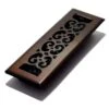 2 In. X 10 In. Scroll Plated Bronze Register