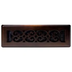 2 In. X 10 In. Scroll Plated Bronze Register 6 2 In. X 10 In. Scroll Plated Bronze Register -Fire Place Store metallics decor grates registers grilles sph210 rb a0 1000
