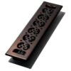 2 In. X 14 In. Scroll Plated Bronze Register