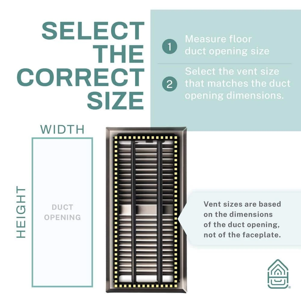 Contemporary 4x10 Inch Decorative Floor Register Vent With Mesh Cover Trap, Satin Nickel 3 Contemporary 4x10 Inch Decorative Floor Register Vent With Mesh Cover Trap, Satin Nickel - Image 3