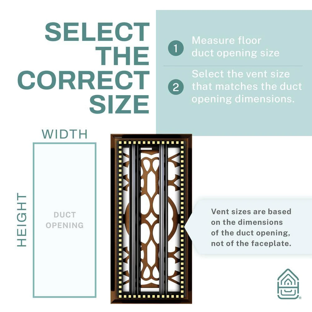 Victorian Scroll 4 X 12 In. Decorative Floor Register Vent With Mesh Cover Trap, Oiled Bronze 3 Victorian Scroll 4 X 12 In. Decorative Floor Register Vent With Mesh Cover Trap, Oiled Bronze - Image 3