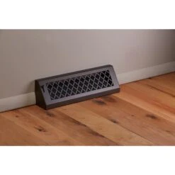 Tuscan, 18 In., Oil Rubbed Bronze/Powder Coat, Steel Baseboard Vent With Damper -Fire Place Store metallics steelcrest registers grilles btu18bbsorb 1f 1000