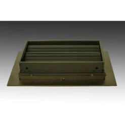 Victorian 10 In. X 6 In. Oil Rubbed Bronze Powder Coat Steel Floor Vent With Opposed Blade Damper -Fire Place Store metallics steelcrest registers grilles tvi10x6sorbn 4f 1000