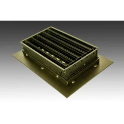 Victorian 10 In. X 6 In. Oil Rubbed Bronze Powder Coat Steel Floor Vent With Opposed Blade Damper -Fire Place Store metallics steelcrest registers grilles tvi10x6sorbn 66 1000
