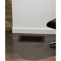 Victorian 12 In. X 6 In. Oil Rubbed Bronze Powder Coat Steel Floor Vent With Opposed Blade Damper 13 Victorian 12 In. X 6 In. Oil Rubbed Bronze Powder Coat Steel Floor Vent With Opposed Blade Damper -Fire Place Store metallics steelcrest registers grilles tvi12x6sorbn 44 1000
