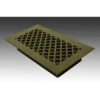 Victorian 12 In. X 6 In. Oil Rubbed Bronze Powder Coat Steel Floor Vent With Opposed Blade Damper