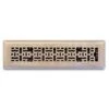 2 In. X 10 In. Modern Contempo Floor Diffuser, Antique Brass