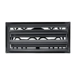 10 In. W X 4 In. H Floor Register In Classic Design And Matte Black For Duct Opening Of 10 In. W X 4 In. H -Fire Place Store metallics venti air registers grilles hfm1004c 77 1000
