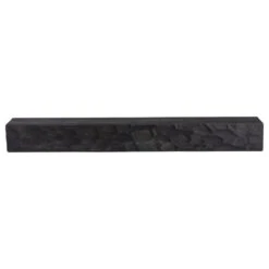 48 In. W X 5.5 H X 6.25 In. D Rough Hewn Midnight Black Cap-Shelf Mantel -Fire Place Store midnight black dogberry collections mantel shelves m hewn 4862 nght none 4f 1000