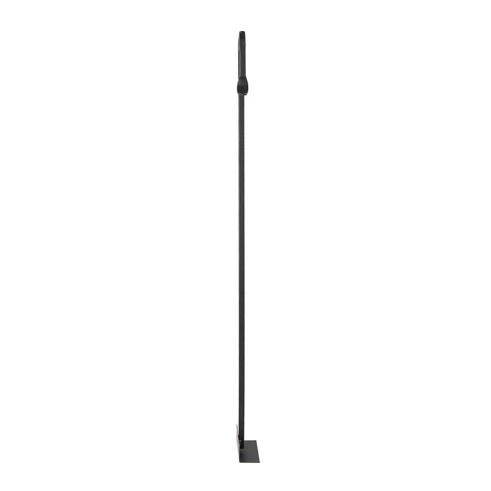 Shepherd's Hook 28 In. Tall Fireplace Ash Hoe Tool, Graphite 3 Shepherd's Hook 28 In. Tall Fireplace Ash Hoe Tool, Graphite - Image 3