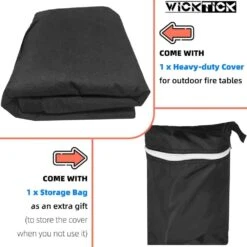 Square Gas Fire Pit Cover 30 In. X 30 In. X 25 In., Waterproof And 600D Heavy-Duty Fire Table Cover, Patio Propane -Fire Place Store misopily fire pit covers and accessories ph03928b086 76 1000